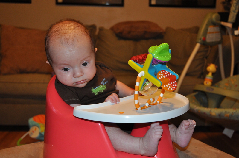 Hayden sitting up!
