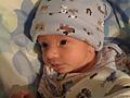 Hayden's first day home
