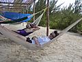 Private beach